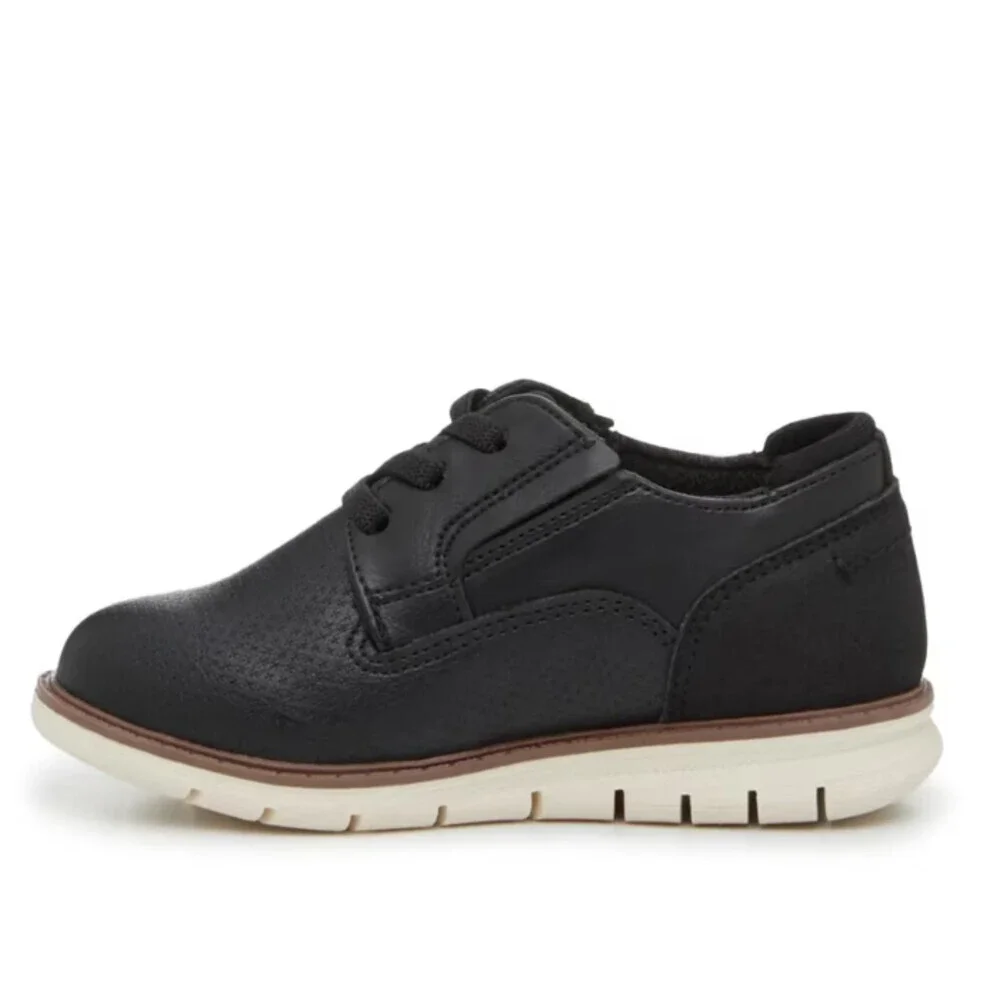 Mix No. 6 Lil Henry Oxford Toddlers US 5 Black Round Toe Dress Shoes GAL910